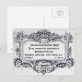 Jane Austen: Pemberley Estate Ball Briefkaart (Voorkant / Achterkant)