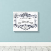 Jane Austen: Pemberley Estate Ball Canvas Afdruk (Insitu (Houten vloer))