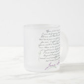 Jane Austen Persuasion Quote #1 Matglas Koffiemok (Voorkant rechts)