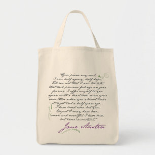 Jane Austen Persuasion Quote #1 Tote Bag