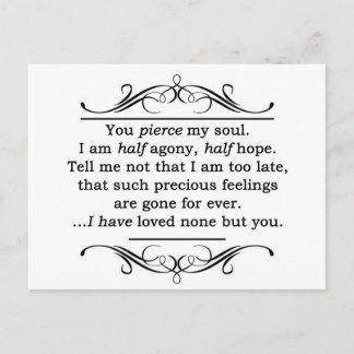 Jane Austen Persuasion Quote Briefkaart