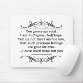 Jane Austen Persuasion Quote Muismat (Met muis)