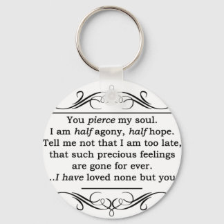 Jane Austen Persuasion Quote Sleutelhanger