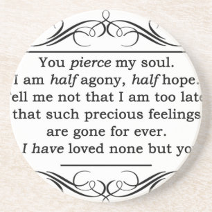 Jane Austen Persuasion Quote Zandsteen Onderzetter