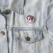 Jane Austen Pin Ronde Button 3,2 Cm (In situ)