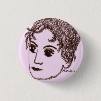 Jane Austen Pin Ronde Button 3,2 Cm