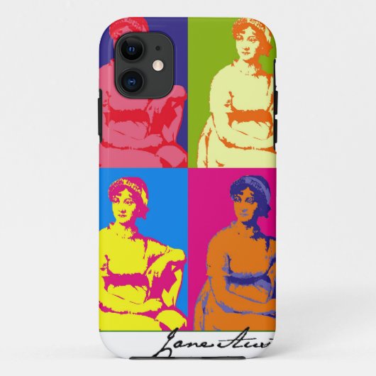 Jane Austen Pop Art Case-Mate iPhone Case (Achterkant)