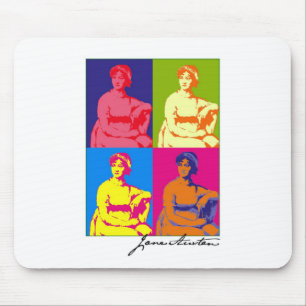 Jane Austen Pop Art Muismat