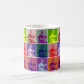 Jane Austen pop kunst kleurrijk Koffiemok (Center)