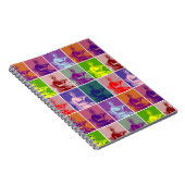 Jane Austen pop kunst kleurrijk Notitieboek (Rechterzijde)