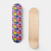 Jane Austen pop kunst kleurrijk Persoonlijk Skateboard (Voorkant)