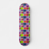 Jane Austen pop kunst kleurrijk Persoonlijk Skateboard (Voorkant)