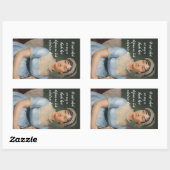 Jane Austen portrait and quote Rechthoekige Sticker (Vel)
