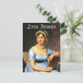 Jane Austen - Portrait Briefkaart (Staand voorkant)