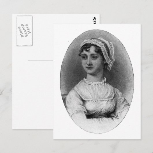 Jane Austen Portrait Briefkaart (Voorkant / Achterkant)