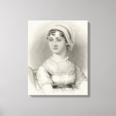 Jane Austen Portrait Canvas Afdruk (Voorkant)
