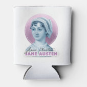 Jane Austen Portrait en Signature Pink Blikjeskoeler (Voorkant)