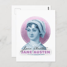 Jane Austen Portrait en Signature Pink