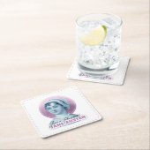 Jane Austen Portrait en Signature Pink Kartonnen Onderzetters (Insitu)