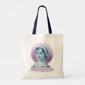 Jane Austen Portrait en Signature Pink Tote Bag (Achterkant)