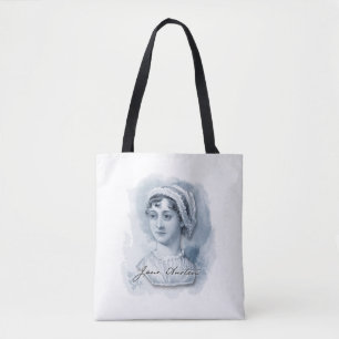 Jane Austen Portrait en Signature Tote Bag