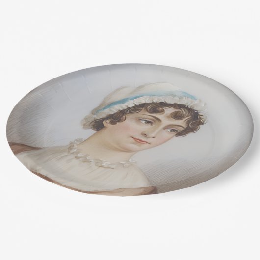 Jane Austen portrait Papieren Bordje (Gekanteld)