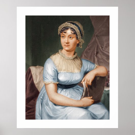 Jane Austen Portrait Print Poster (Voorkant)