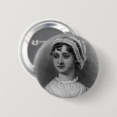Jane Austen Portrait Ronde Button 5,7 Cm (Voorkant /achterkant)