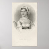 Jane Austen Portrait Sketch van Cassandra Austen Poster (Voorkant)
