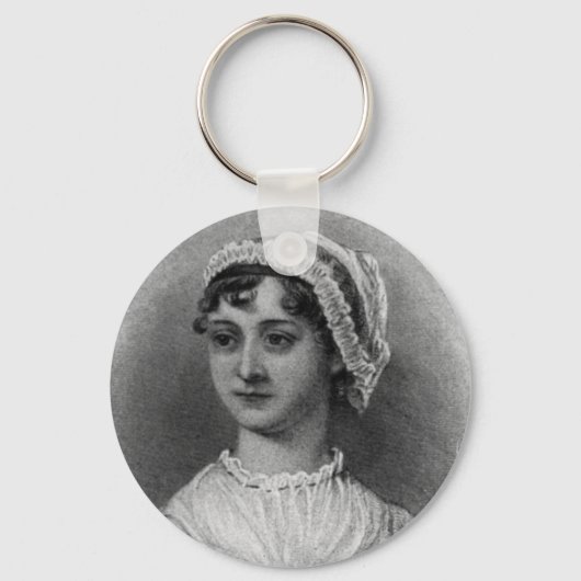 Jane Austen Portrait Sleutelhanger (Voorkant)