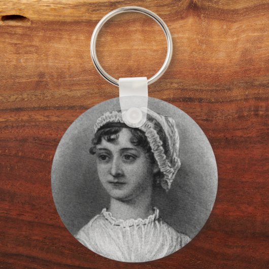 Jane Austen Portrait Sleutelhanger (Voorkant)