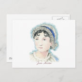 Jane Austen Portrait van Alice Flynn Briefkaart (Voorkant / Achterkant)