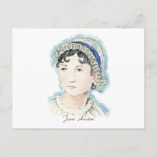 Jane Austen Portrait van Alice Flynn Briefkaart (Voorkant)