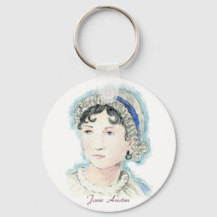 Jane Austen Portrait van Alice Flynn Sleutelhanger