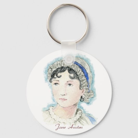 Jane Austen Portrait van Alice Flynn Sleutelhanger (Voorkant)
