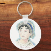 Jane Austen Portrait van Alice Flynn Sleutelhanger (Voorkant)