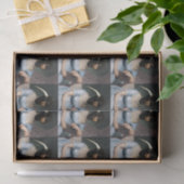 Jane Austen portrait with bird head Tissuepapier (Geschenk)