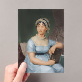 Jane Austen portret Acryl Uitnodigingen (Insitu (Draagbaar))