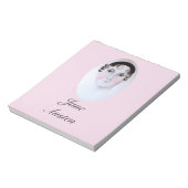 Jane Austen-portret, bladwijzer. Notitieblok (Linkerzijde)