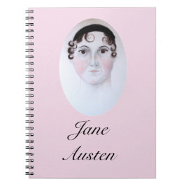 Jane Austen-portret, bladwijzer. Notitieboek