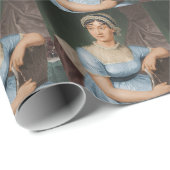 Jane Austen portret Cadeaupapier (Rol Hoek)
