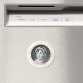 Jane Austen Portret met Quote Magnet (Insitu (Vaatwasser))