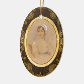 Jane Austen portret ornament (Links)