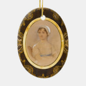 Jane Austen portret ornament (Achterkant)
