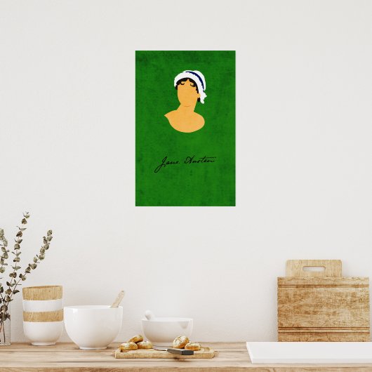 Jane Austen Poster (Keuken)