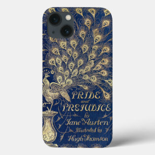 Jane Austen Pride and Prejudice Peacock 1894 iPhone 13 Hoesje
