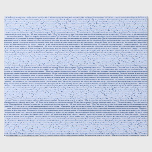 Jane Austen Pride en Prejudice Chapter 1 Cadeaupapier (Vlak)