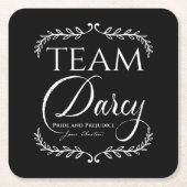 Jane Austen Pride en Prejudice Darcy Gift Bo Kartonnen Onderzetters (Voorkant)