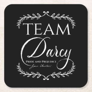 Jane Austen Pride en Prejudice Darcy Gift Bo Kartonnen Onderzetters