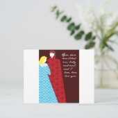 Jane Austen Pride en Prejudice gift "Elizabeth" Briefkaart (Staand voorkant)